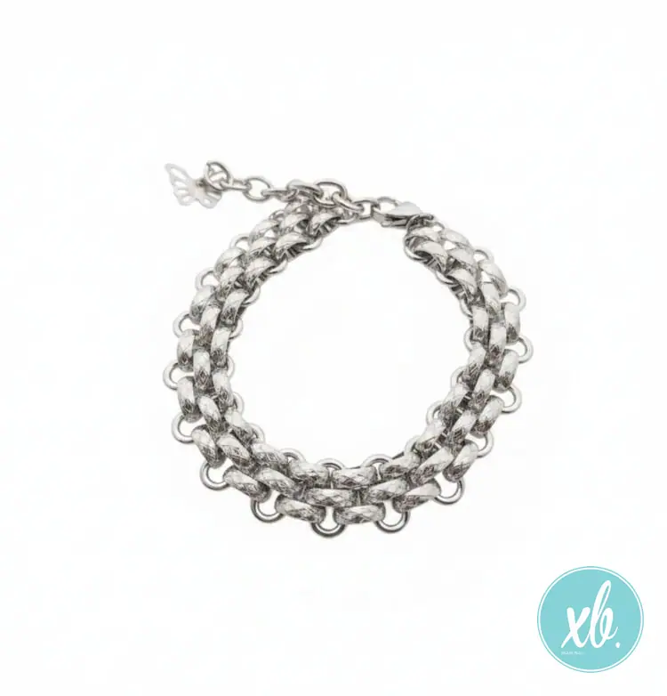 Pulseira Elos e Cordão