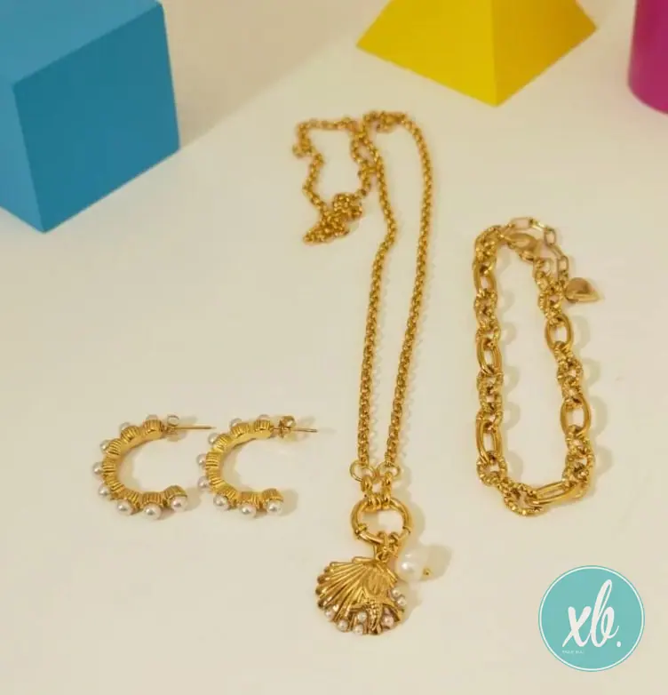 Conjunto Concha e Pérola